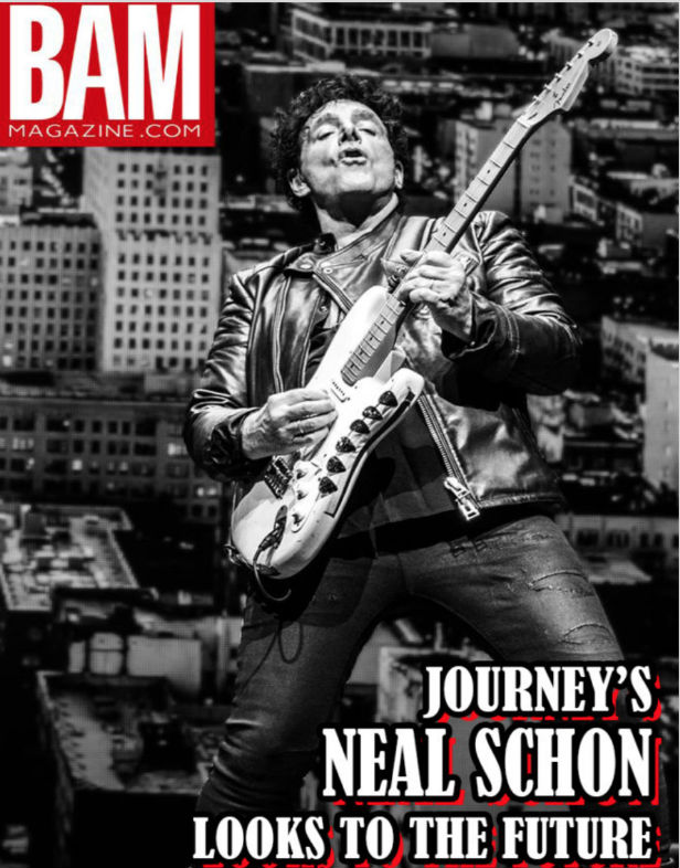 Neal Schon on the cover of BAM Bay Area Magazine