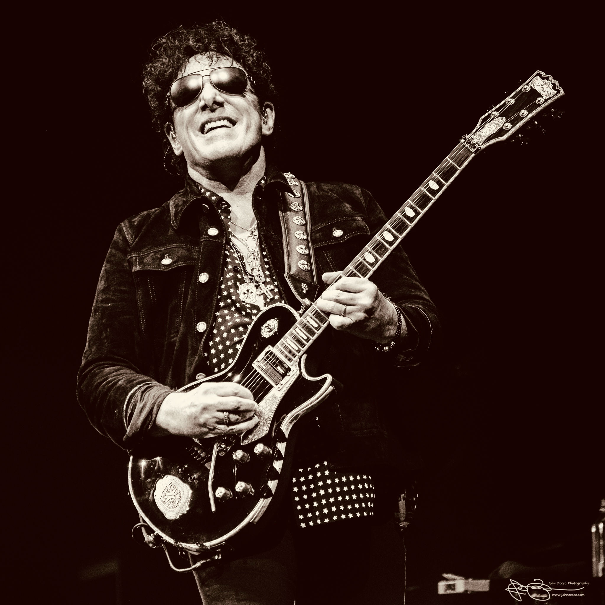 Neal Schon Journey Founder and Guitarist Playing Guitar