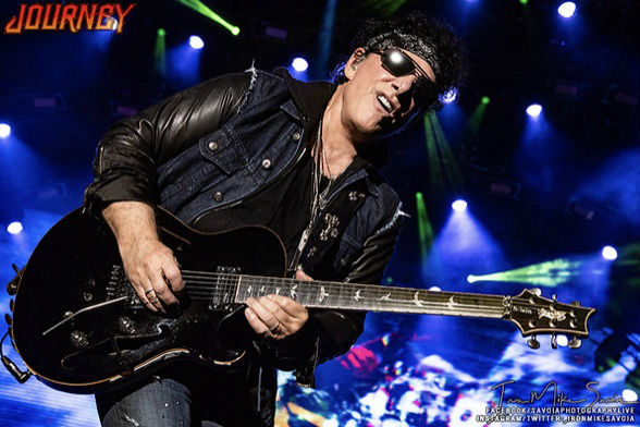 Neal Schon Journey Founder Ground Up Shot Playing Guitar Variety